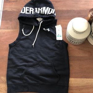 Women’s Under Armour Black Sleeveless Hoodie